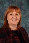 Janine Brennan blue background