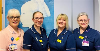 MR1477 NGH Bereavement Midwives nominated for awards team pic