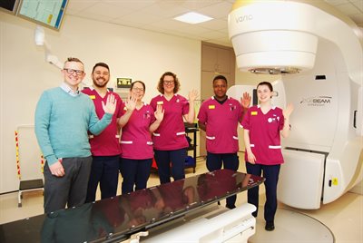 MR1639 New Radiotherapy Linear Accelerator Team pic