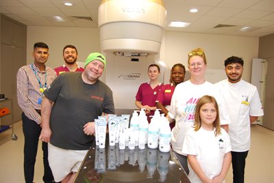 MR1693 Ailsa&amp;#39;s Aim Donation to NGH Radiotherapy team pic.docx