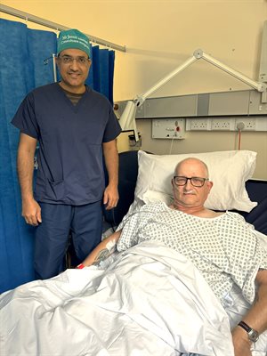 MR1707 Mr Jamil Ahmed and Mr Adrian Sample post surgery 12 October 2026