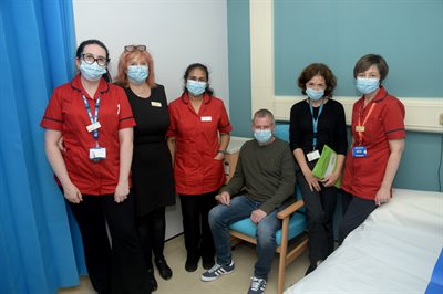 MR1356 Rapid Protection Research Team with the first patient John