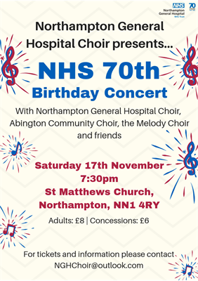 Northampton General Hospital choir presents...