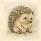 hedgehog card design